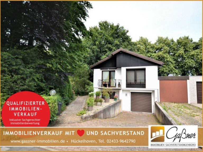 Frontbild H�ckelhoven Einfamilienhaus RESERVIERUNG AUFGEHOBEN!!! Freistehendes Einfamilienhaus mit Garage in ruhiger Lage von H�ckelhoven-Doverheide