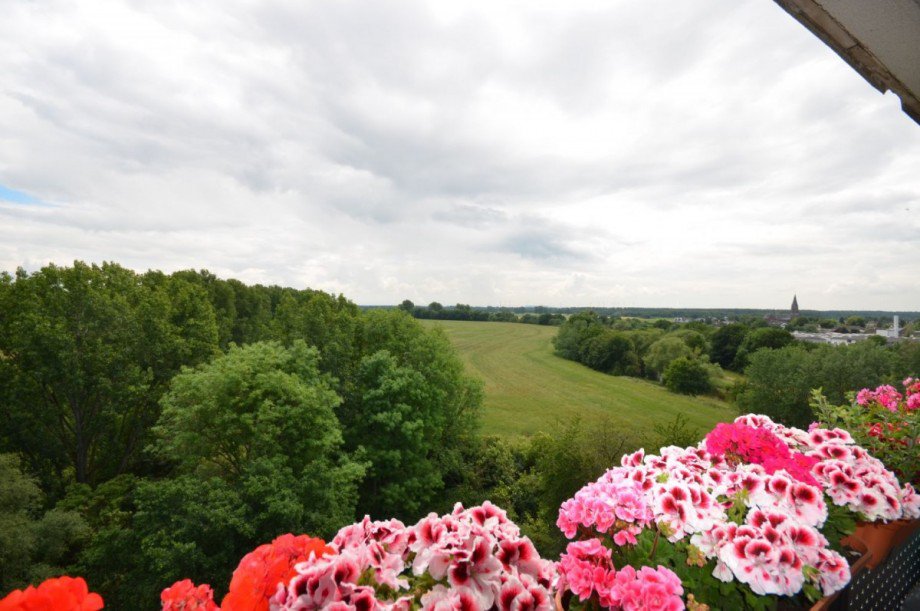 Blick vom Balkon Etagenwohnung H�ckelhoven