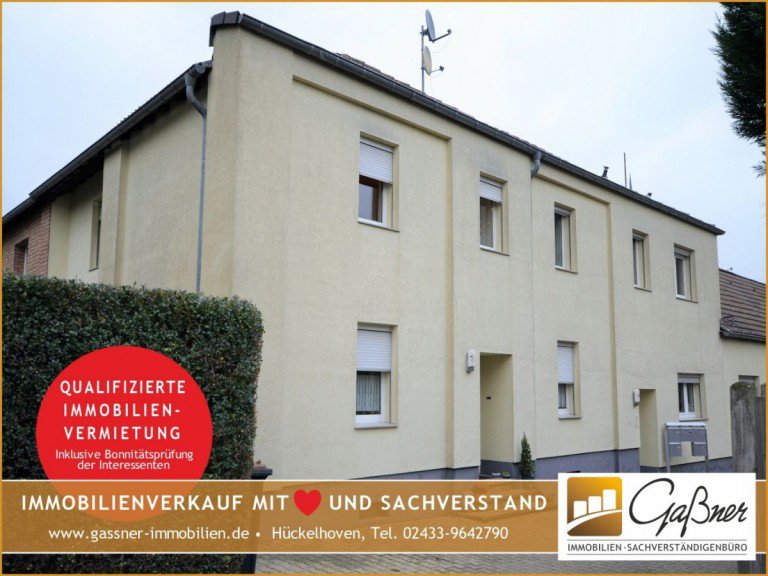  H�ckelhoven-Baal Etagenwohnung Gem�tliche 2-Zimmerwohnung im 1. Obergeschoss in H�ckelhoven-Baal