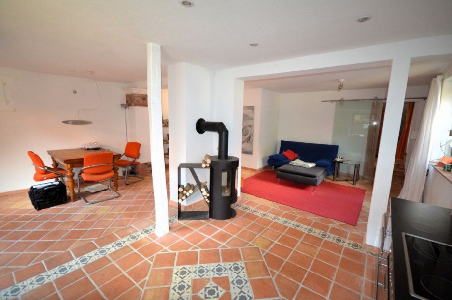 Wohnung EG - Wohn-/Essbereich mit offener Küche Bild 4 Bauernhaus Linnich-Gevenich