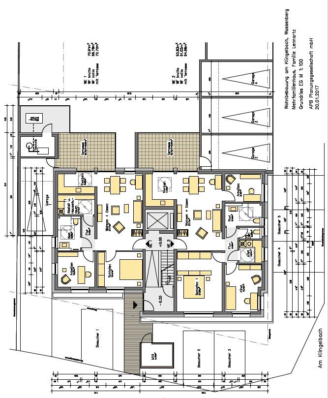 Grundriss Erdgeschosswohnung Wassenberg