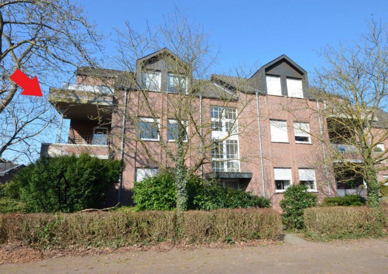 Front Heinberg-Oberbruch Etagenwohnung Sch�ne 3-Zimmer Eigentumswohnung mit Balkon in ruhiger Lage von Heinsberg-Oberbruch