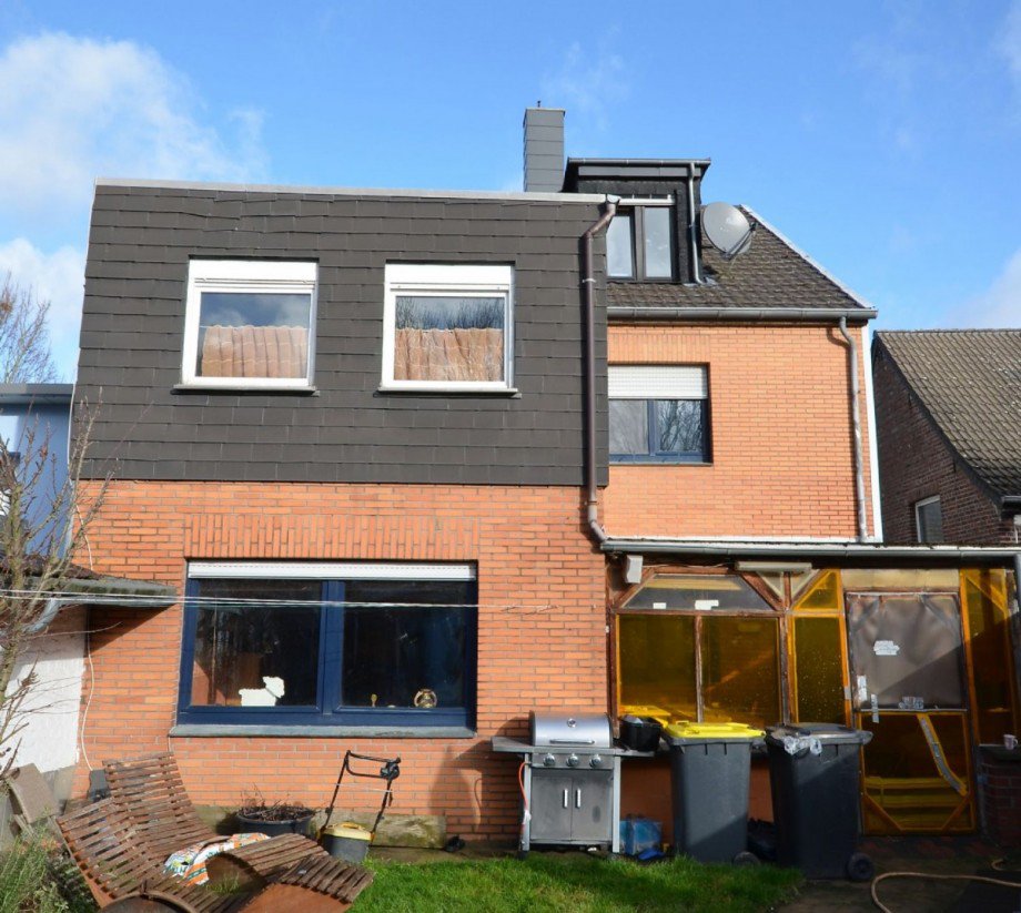 R�ckansicht Einfamilienhaus Erkelenz