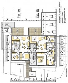 Grundriss Barrierefreie 4-Zimmer-Wohnung mit Terrasse und Garage in der Ortsmitte von Wassenberg-Orsbeck
