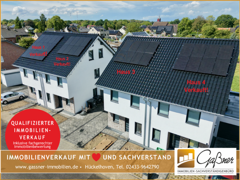 Erkelenz-Granterath Doppelhaush�lfte Modern, energieeffizient, familiengerecht - Neubau 4 Doppelhaushälften mit Garage
