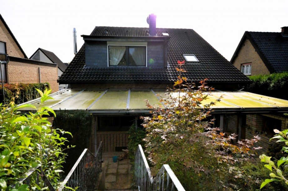 R�ckansicht Einfamilienhaus H�ckelhoven-Schaufenberg