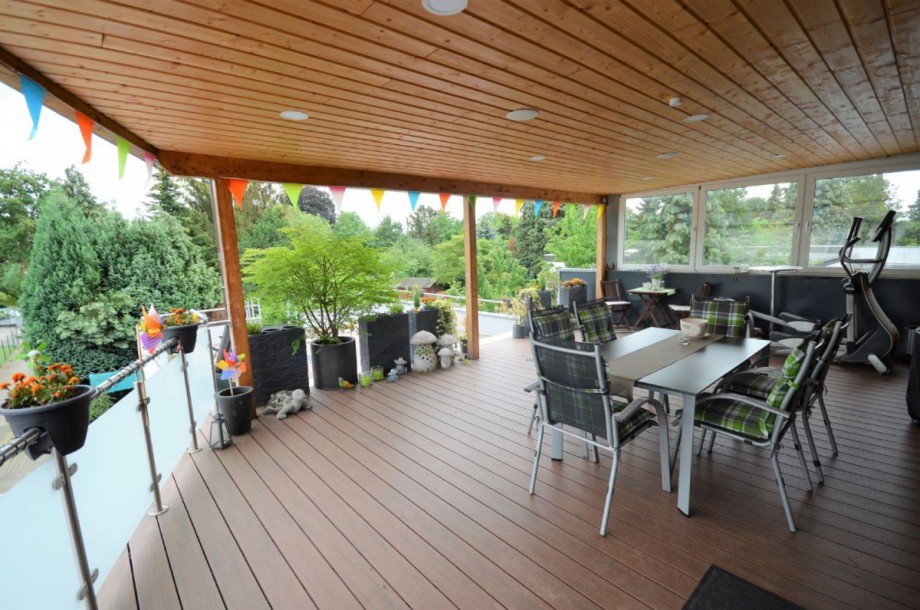 teilweise �berdachte Terrasse Bild 1 Etagenwohnung H�ckelhoven - Doveren
