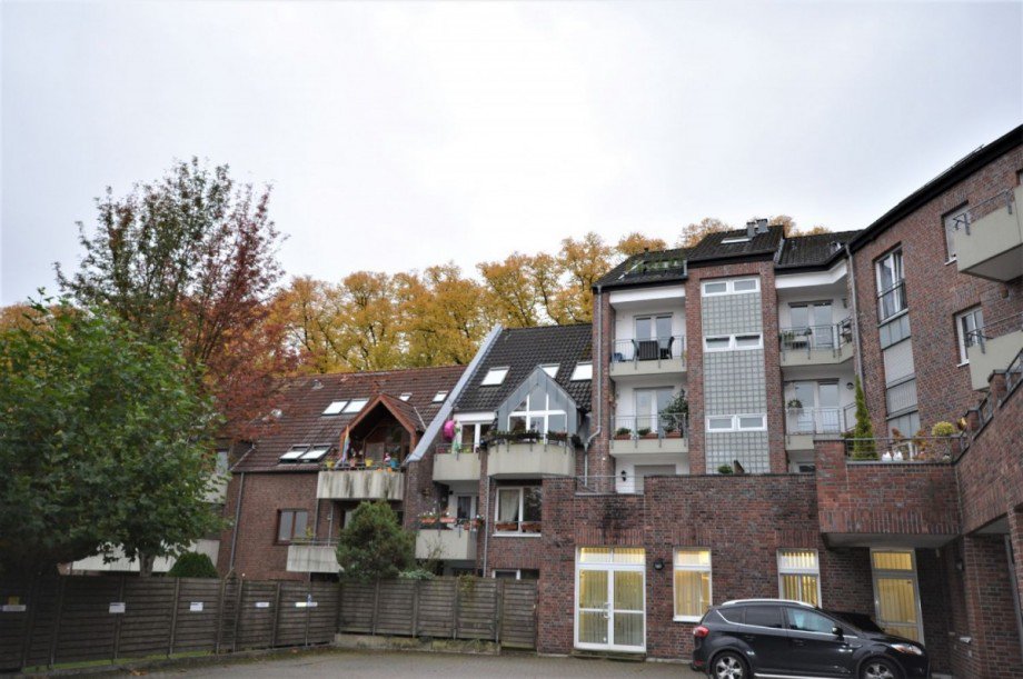 R�ckansicht Maisonettewohnung M�nchengladbach-Wickrath