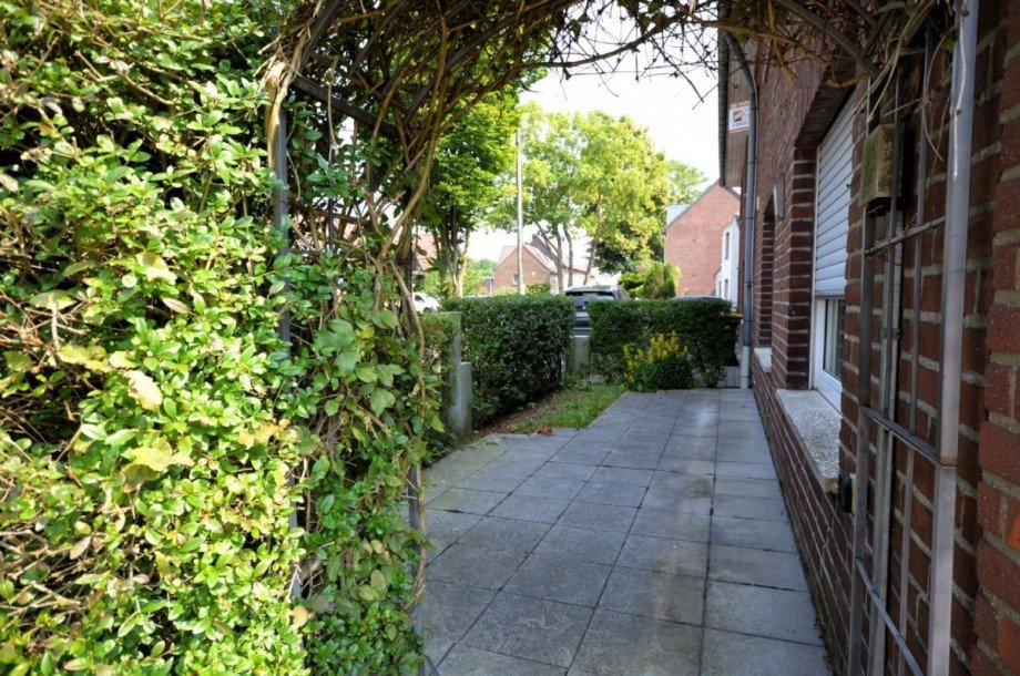 Terrasse vor dem Haus Doppelhaush�lfte Heinsberg-Porselen