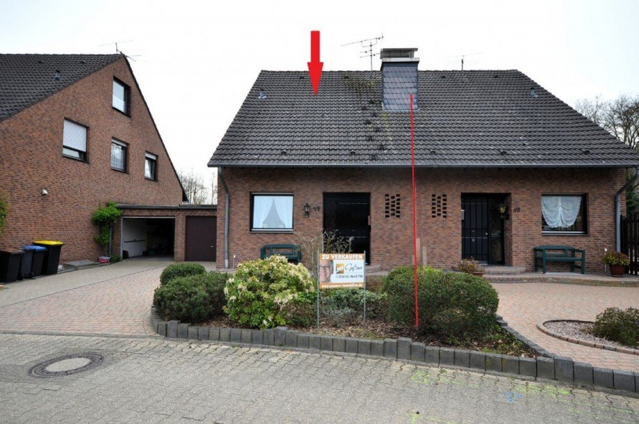 Frontansicht 2 Doppelhaush�lfte Hückelhoven-Schaufenberg