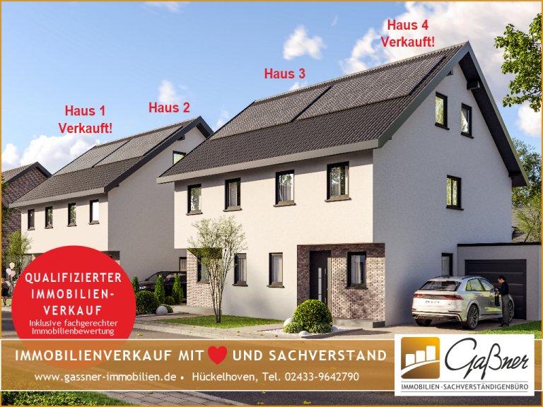  Erkelenz-Granterath Doppelhaush�lfte Modern, energieeffizient, familiengerecht Neubau 4 Doppelhaushälften mit Garage