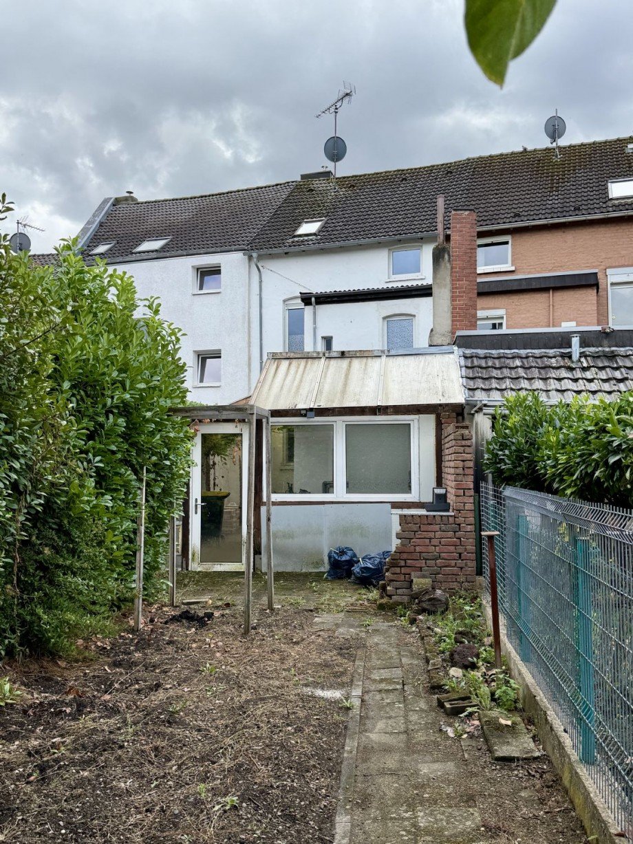 Rückansicht Reihenmittelhaus Hückelhoven-Baal