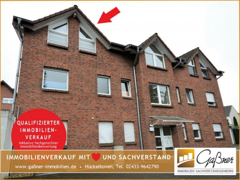  Erkelenz-Hetzerath Dachgeschosswohnung Gem�tliche 2-Zimmer Eigentumswohnung mit Balkon und Garage in ruhiger Lage von Erkelenz-Hetzerath