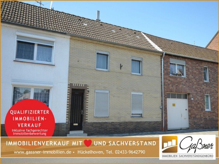  Hückelhoven-Ratheim Reihenmittelhaus Kleines Einfamilien-Reihenhaus mit Garten in zentraler Lage von Hückelhoven-Ratheim