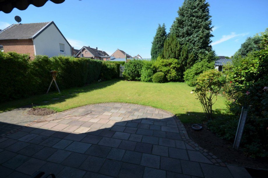 Gartenansicht Reihenendhaus Willich-Neersen