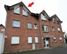 Front Gem�tliche 2-Zimmer Eigentumswohnung mit Balkon und Garage in ruhiger Lage von Erkelenz-Hetzerath
