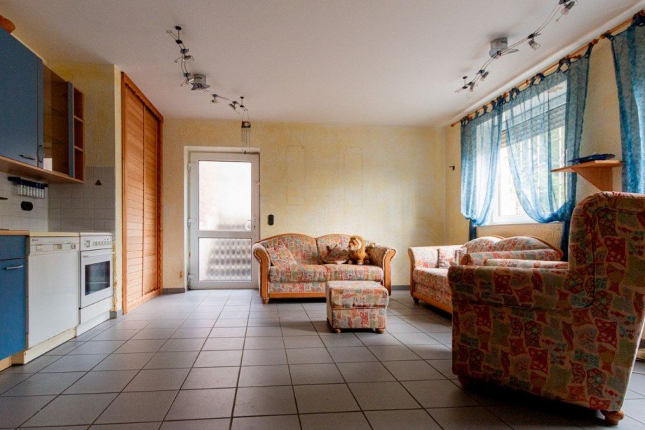 Souterrain/Einliegerwohnung: Wohn-Ess-Kochbereich Bild 1 Einfamilienhaus Erkelenz-Hetzerath